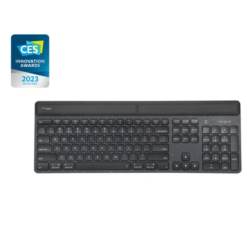 Targus EcoSmart AKB868UK Tastatur Universal Bluetooth QWERTY UK English Schwarz