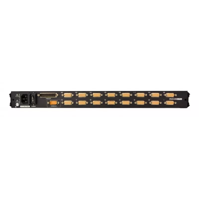 ATEN CL5716M Rack-Konsole 43,2 cm (17 Zoll) 1280 x 1024 Pixel Metall, Kunststoff Schwarz 1HE