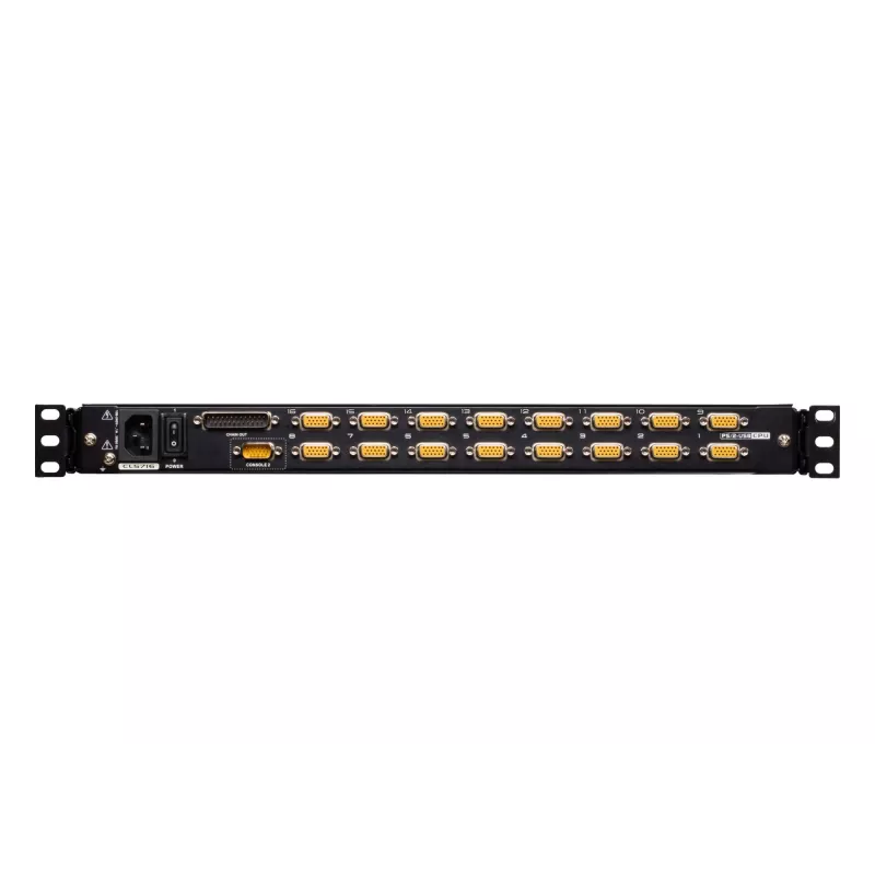 ATEN CL5716M Rack-Konsole 43,2 cm (17 Zoll) 1280 x 1024 Pixel Metall, Kunststoff Schwarz 1HE