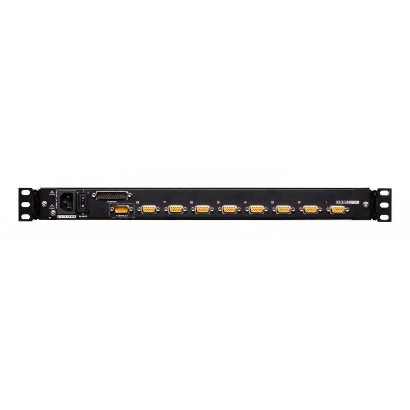 KVM Switch ATEN CL5708M Rackeinbau schwarz 1U 17 Zoll LCD CL5708M-UK