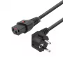 MicroConnect MC-SCHC13-3 Netzkabel, Schuko CEE 7/7 auf C13, 3 m