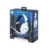 JBL Quantum 910P Headset Kabelgebunden & Kabellos Kopfband Gaming USB Typ-C Bluetooth Blau, Weiß