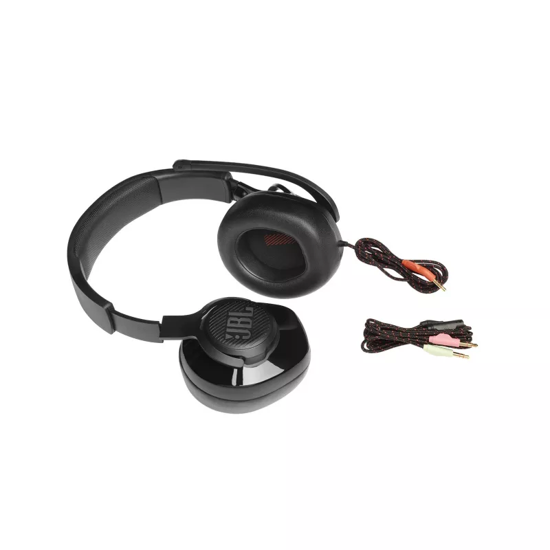 JBL Quantum 200 SCHWARZ, Kabelgebunden, 20 - 20000 Hz, Gaming, 248 g, Kopfhörer, Schwarz