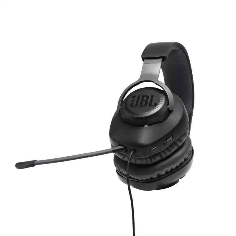JBL Quantum 100 Schwarz, Kabelgebunden, Gaming, 20 - 20000 Hz, 216 g, Kopfhörer, Schwarz