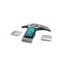 IP-Konferenztelefon Yealink CP960 — silber, Tasten- & Touch-Bedienung, Micro-USB B & USB-A, 338×338×74 mm