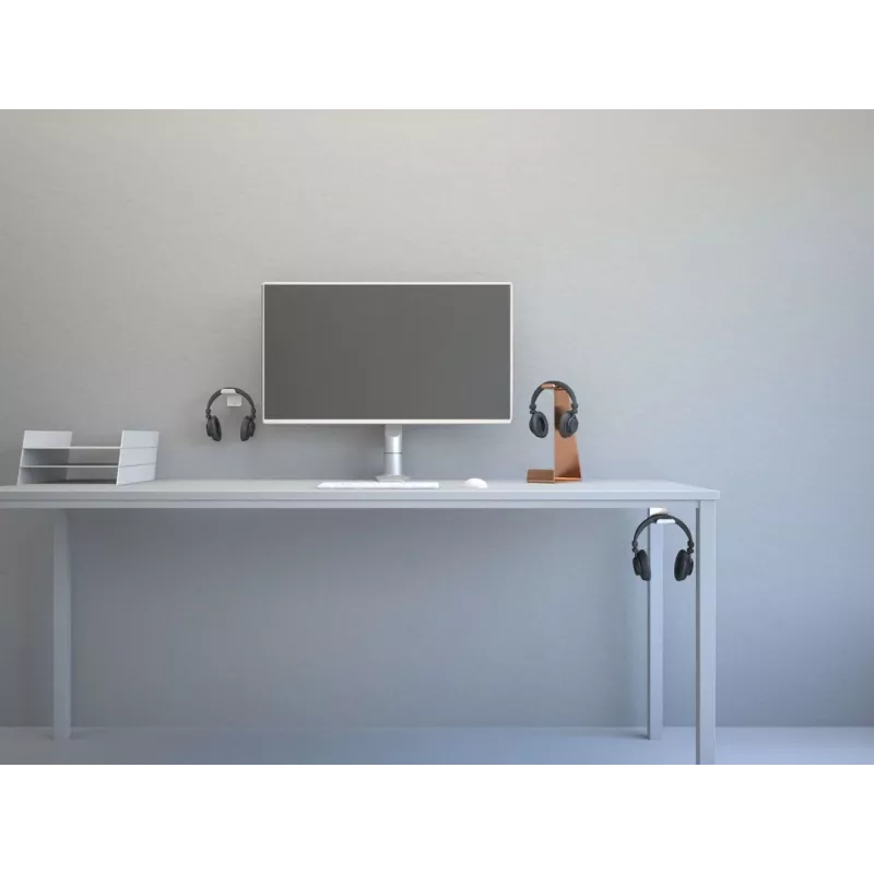 Multibrackets M Headset-Halterung Schreibtisch Weiß