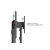 Multibrackets M Public Display Stand 210 Dual Pillar Wheelbase Schwarz