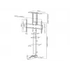 Multibrackets M Motorisierter TV-Lift Large 50 kg Tragkraft 37-65 Zoll Bildschirme