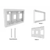 Multibrackets M Pro Series - Gehäuse 13 Zoll QB13R & QB13R-T Weiß