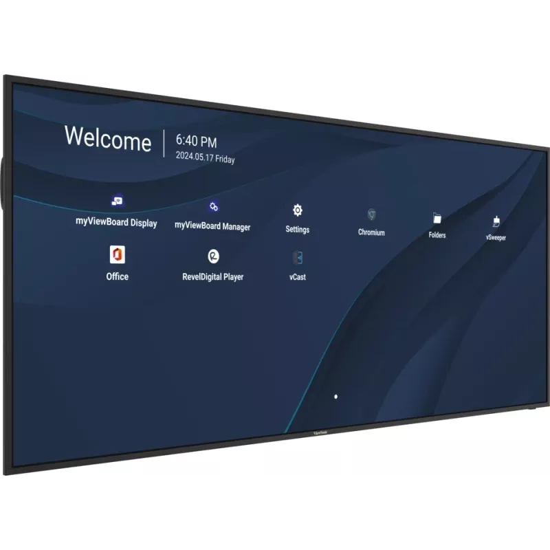 Viewsonic CDE105UW interaktives Whiteboard 2,67 m (105 Zoll) 5120 x 2160 Pixel Schwarz