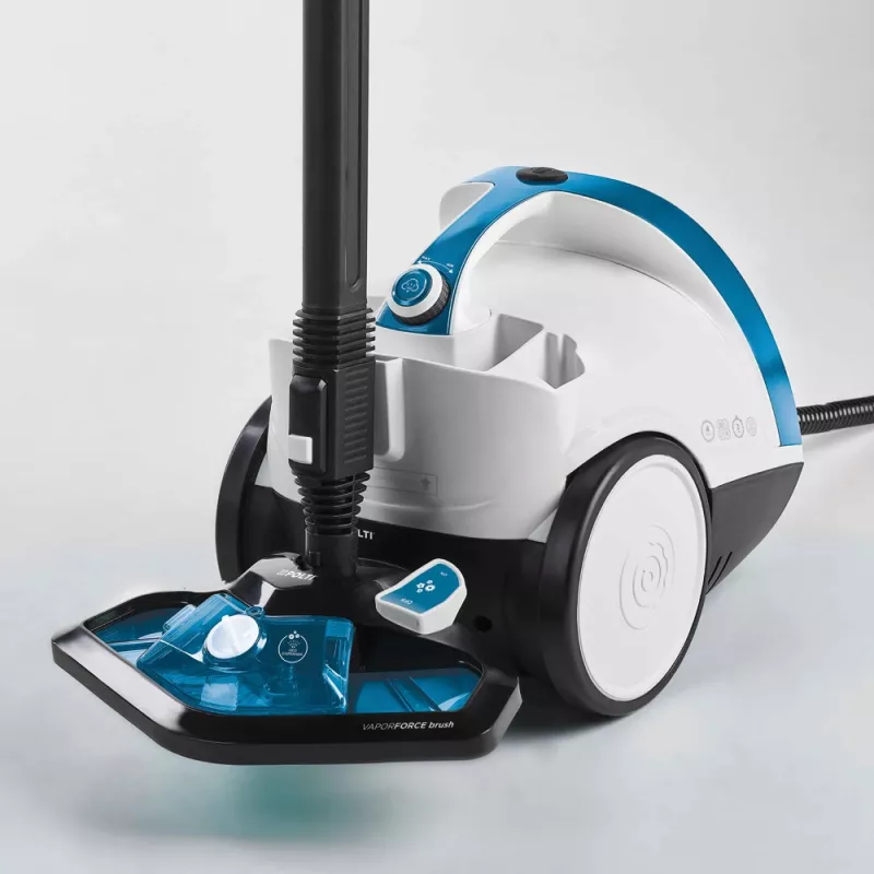 Polti Vaporetto Smart 100_B Zylinder-Dampfreiniger 1500 W Blau, Weiß