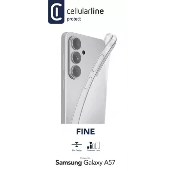 Cellularline Fine - Galaxy A57, Abdeckung, Samsung, Galaxy A57, 17 cm (6.7 inch), Transparent