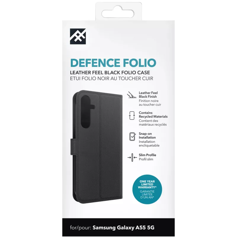 IFROGZ Defence Folio Handyhülle 16,8 cm (6,6 Zoll) Schwarz