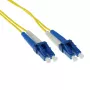 ACT 5 Meter LSZH Singlemode 9/125 OS2 Glasfaser-Patchkabel Duplex mit LC-Steckern