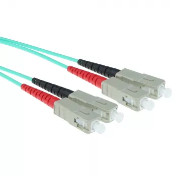 ACT 3 Meter LSZH Multimode 50/125 OM3 Glasfaser-Patchkabel Duplex mit SC-Steckern