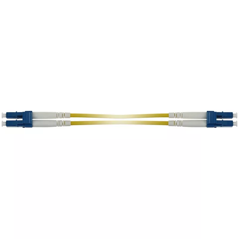 ACT 1 Meter Singlemode 9/125 OS2 Duplex gepanzertes Glasfaser-Patchkabel mit LC-Steckern