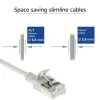 ACT Grau 3 meter LSZH U/FTP CAT6A Rechenzentrum Slimline Patchkabel snagless mit RJ45-Steckern