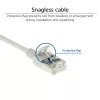 ACT Grau 3 meter LSZH U/FTP CAT6A Rechenzentrum Slimline Patchkabel snagless mit RJ45-Steckern