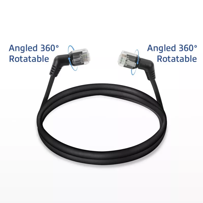 Netzwerkkabel ACT DD1902 Cat6 U/FTP (STP) 2 m RJ-45 auf RJ-45 Schwarz