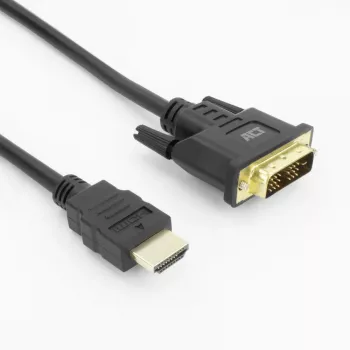 ACT AK3735 Videokabel-Adapter 2 m HDMI Typ A (Standard) DVI-D Schwarz