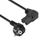 ACT Netzkabel Netzstecker CEE 7/7 Stecker (abgewinkelt) - C15 (rechtwinklig) IEC60320 schwarz 2 m