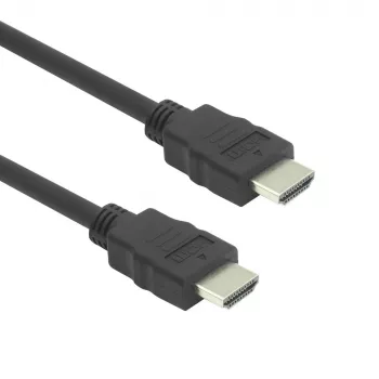 HDMI-Kabel ACT AK3872, HDMI Typ A Stecker–Stecker, 1,5 m, HDMI 2.0, 18 Gbit/s, ARC, vergoldete Kontakte, schwarz