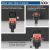 ACT Powercord C14 IEC Lock+ Dual Locking - C15 IEC Lock+ blau 3 m, PC3878