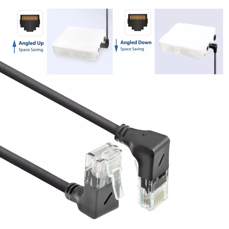 Netzwerk-Patchkabel ACT DD7905 Cat6a U/UTP 5 m Schwarz RJ-45