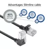 ACT Netzwerkkabel DA4900 Cat6a U/FTP (STP) mit RJ-45 auf RJ-45, 0,5 m, Schwarz