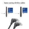 ACT-Netzwerkkabel DA5900 Cat6a U/FTP (STP), RJ-45 auf RJ-45, 0,5 m, schwarz