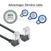 Netzwerkkabel ACT DA6901 Cat6a U/FTP (STP) 1 m RJ-45 zu RJ-45 Schwarz