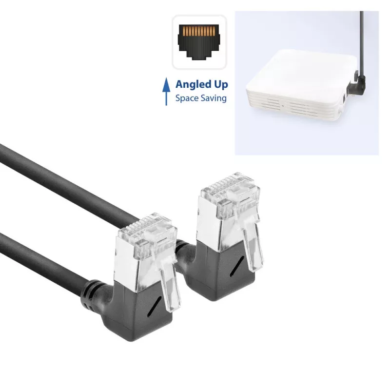 Netzwerkkabel ACT DA6903 Cat6a U/FTP (STP) RJ-45 auf RJ-45 Schwarz 3 m