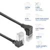 ACT Netzwerkkabel DA7930 Cat6a U/FTP (STP) Schwarz 0,15 m mit RJ-45 vergoldeten Kontakten