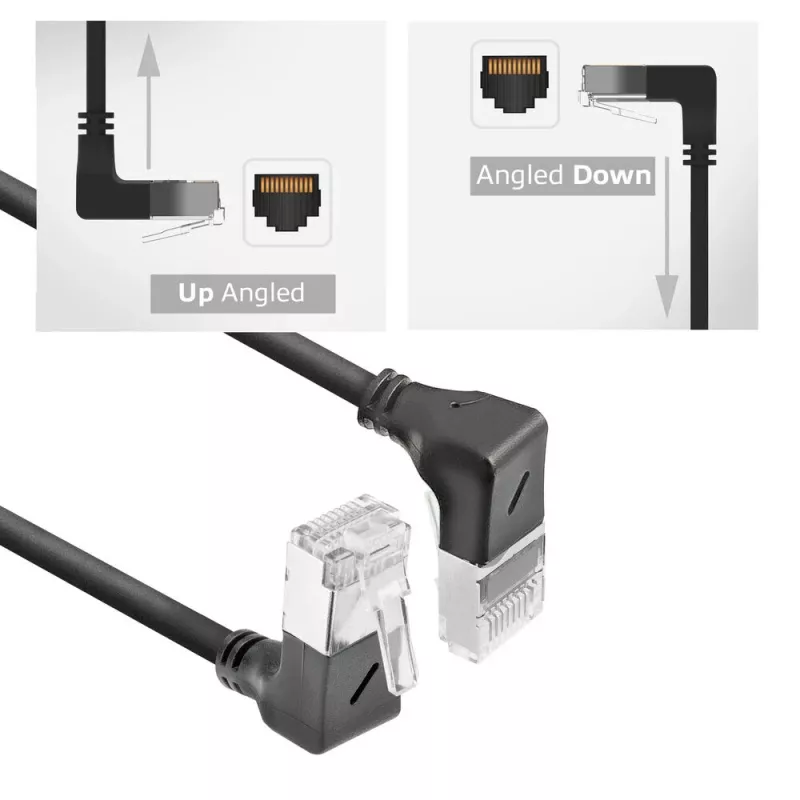 ACT-Netzwerkkabel Cat6a U/FTP (STP) RJ-45–RJ-45 1,5 m Schwarz DA7951
