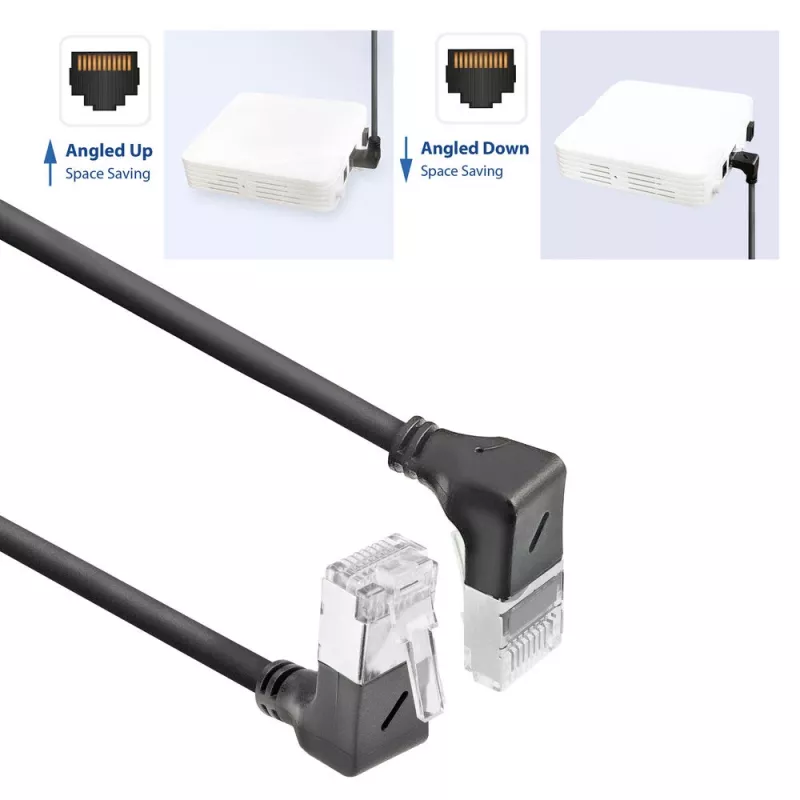 ACT-Netzwerkkabel Cat6a U/FTP (STP) RJ-45–RJ-45 1,5 m Schwarz DA7951