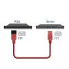Netzkabel ACT C20–C21 IEC60320 rot 1 m, 250 V 16 A
