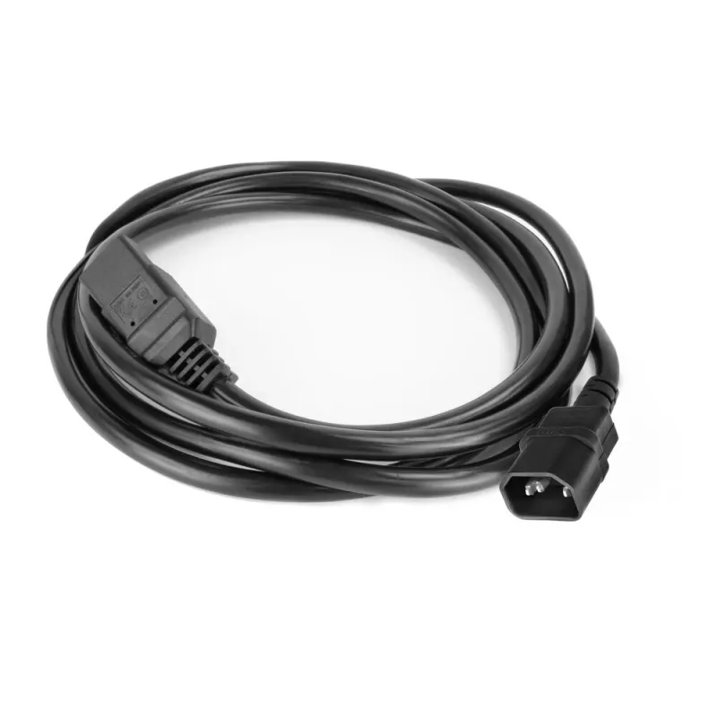 Netzkabel ACT C14 auf C21 IEC60320 schwarz 1 m, 250 V, 10 A