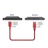 Powercord ACT C14 auf C21 IEC60320 rot 3 m, 250 V 10 A