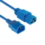 Netzkabel ACT C14 auf C21 IEC60320 blau 1,5 m, 250 V 10 A