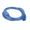 ACT Stromkabel C14 auf C21 IEC60320 blau 2 m, 250 V 10 A