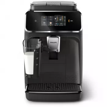 Espressomaschine Philips EP2334/10 – vollautomatisch, Standgerät, integriertes Keramikmahlwerk, Milchtank, AquaClean-Filter, Touchscreen, schwarz