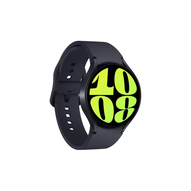 Smartwatch Samsung Galaxy Watch6 44 mm, Graphit, 425 mAh, Touchscreen, Aluminiumgehäuse, Bluetooth, 50 m wasserdicht