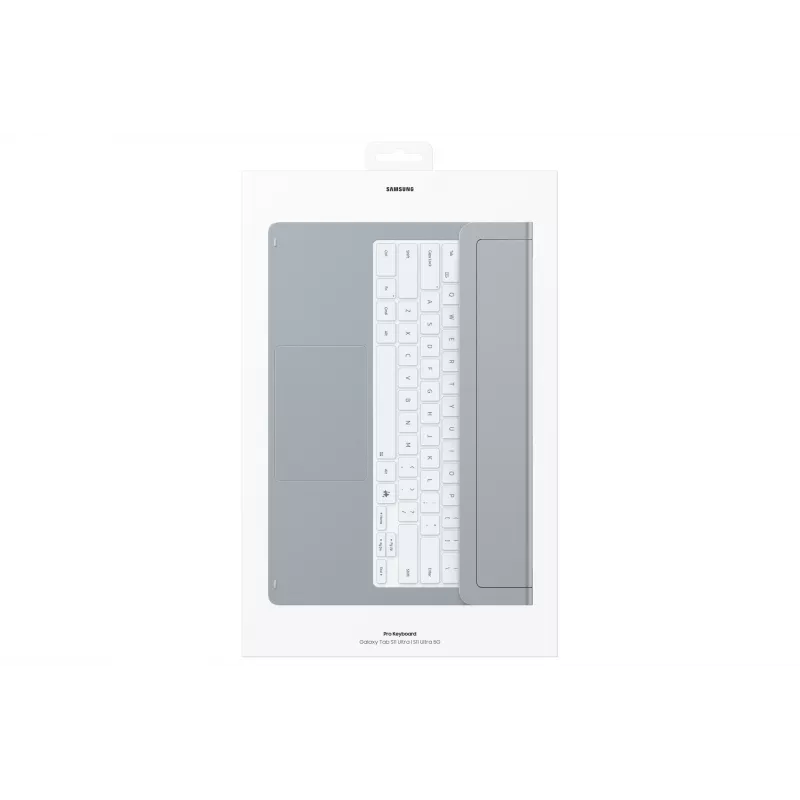 Samsung EF-DX935 QWERTY Englisch Pogo Pin Silber