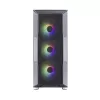 Zalman i3 Neo ATX Mid-Tower-Gehäuse mit RGB, 4 Lüfter, Schwarz