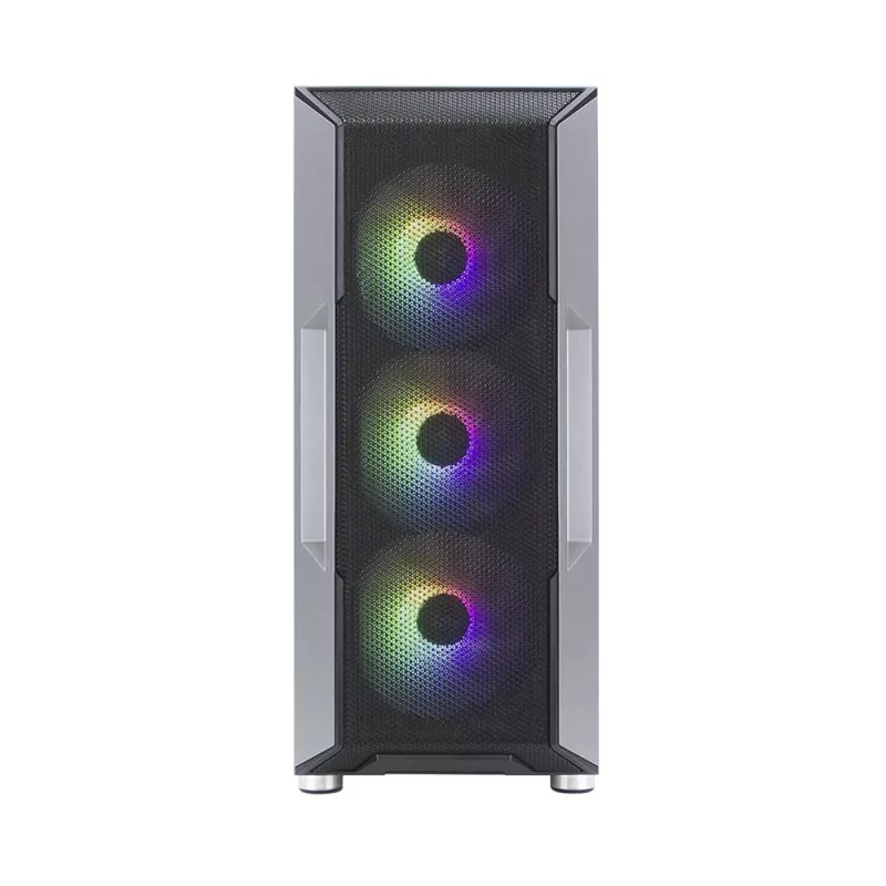 Zalman i3 Neo ATX Mid-Tower-Gehäuse mit RGB, 4 Lüfter, Schwarz