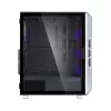 Zalman i3 Neo ATX Mid-Tower-Gehäuse mit RGB, 4 Lüfter, Schwarz