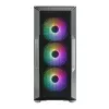 Zalman i3 Neo ATX Mid-Tower-Gehäuse mit RGB, 4 Lüfter, Schwarz