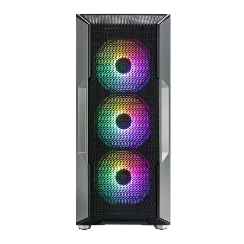 Zalman i3 Neo ATX Mid-Tower-Gehäuse mit RGB, 4 Lüfter, Schwarz