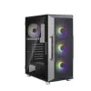 Zalman i3 Neo ATX Mid-Tower-Gehäuse mit RGB, 4 Lüfter, Schwarz