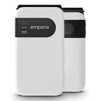 Emporia SIMPLICITYglam.4G 7,11 cm (2,8 Zoll) 106 g Weiß Seniorenhandy